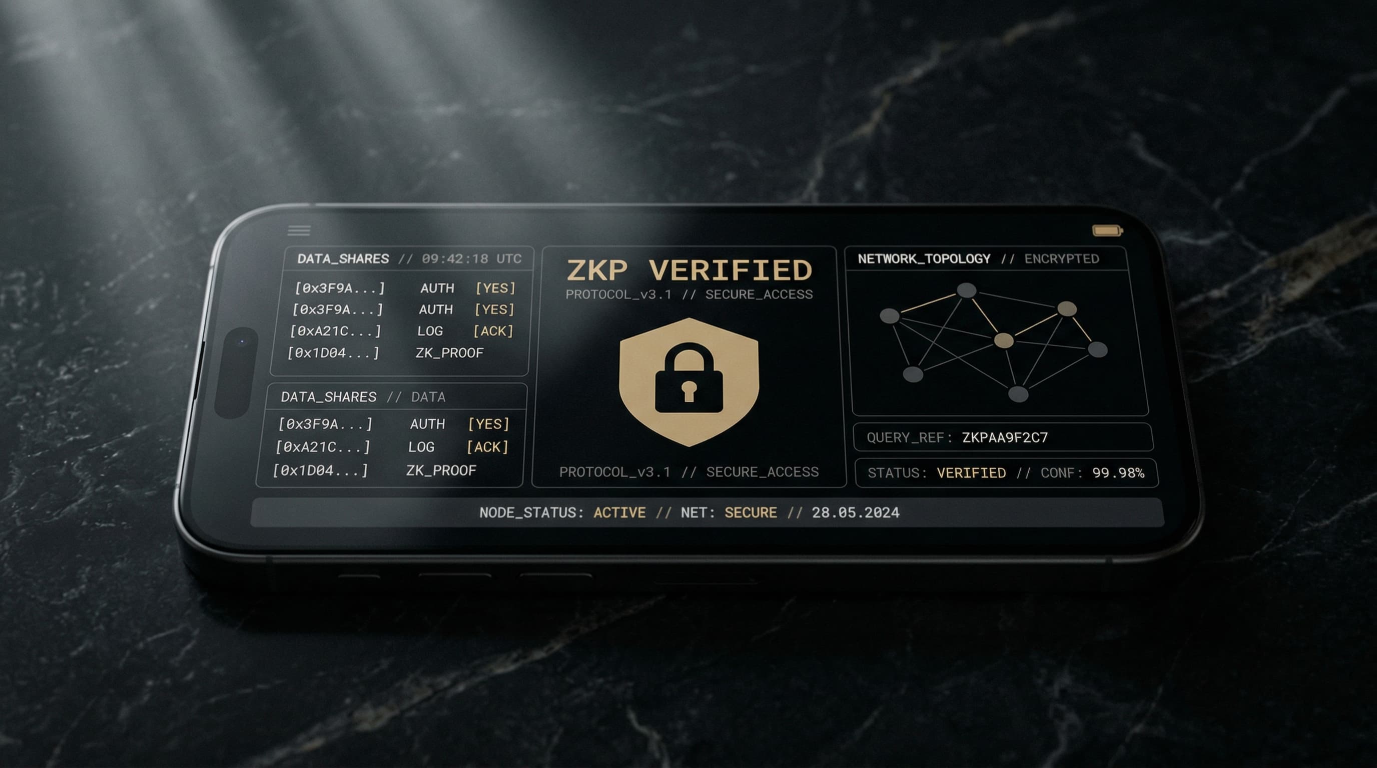 Privado e soberano — seus dados protegidos por Zero-Knowledge Proof